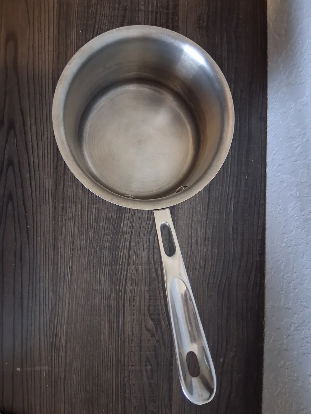 All Clad Copper Core 2 Qt Sauce Pan Stainless 5 Ply USA 6202 Saucepan No Lid
